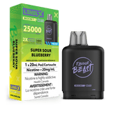 Level X Flavour Beast Boost Pod - Super Sour Blueberry Iced available on Canada online vape shop